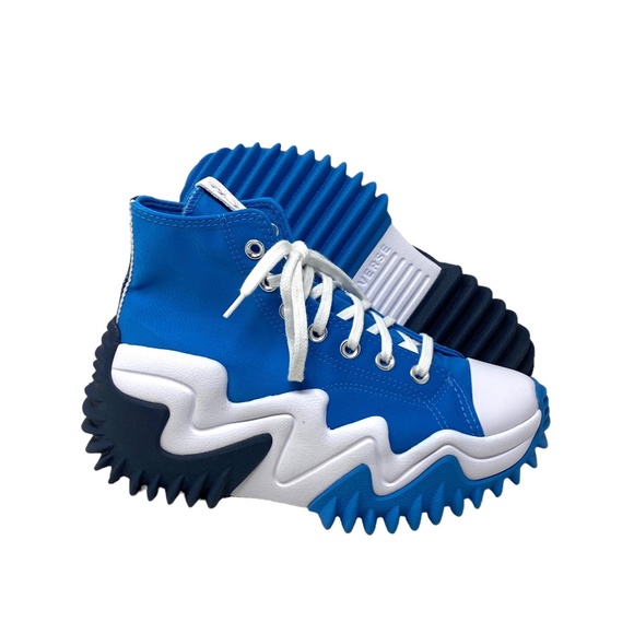 Converse Run Star Motion CX Platform Women's Shoes Canvas Blue Sneakers A03078C - Picture 7 of 9